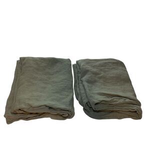 Quince Sage Green Linen King Size Set of 2 Pillow Cases